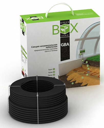 Комплект для обогрева грунта теплиц GREEN BOX AGRO на 4 кв.м.
